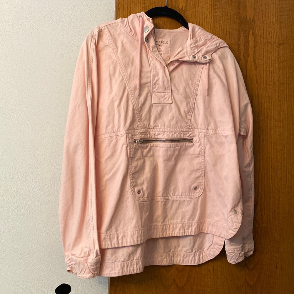 American Eagle Pink Khaki Jacket